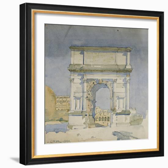 Rome, Arch of Titus, 1891-Charles Rennie Mackintosh-Framed Giclee Print