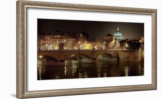 Rome at night-Vadim Ratsenskiy-Framed Art Print