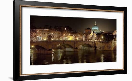 Rome at night-Vadim Ratsenskiy-Framed Art Print