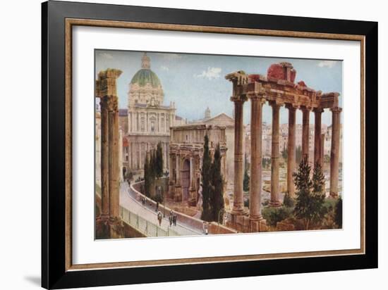 Rome', c1930s-Ewing Galloway-Framed Giclee Print