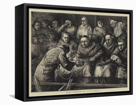 Rome, Candlemas Day in St Peter'S-Henry Woods-Framed Premier Image Canvas