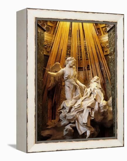 Rome, Church of Santa Maria Della Vittoria: Ecstasy of St Theresa-null-Framed Premier Image Canvas