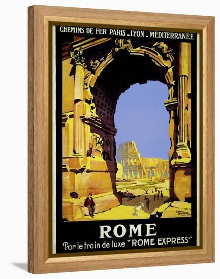 Rome Express Rome, Par le Train de Luxe-null-Framed Premier Image Canvas