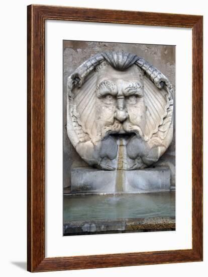 Rome. Fountain of the Mask, 1593, by Giacomo Della Porta (C. 1540-1602)-Giacomo della Porta-Framed Photographic Print