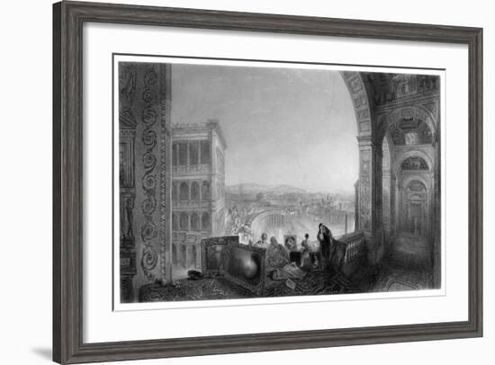 Rome, from the Vatican, Late 19th Century-A Willmore-Framed Giclee Print