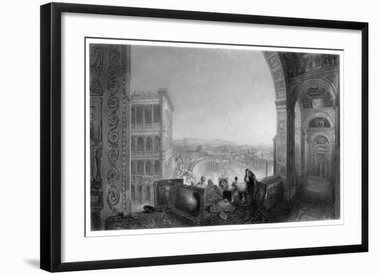 Rome, from the Vatican, Late 19th Century-A Willmore-Framed Giclee Print