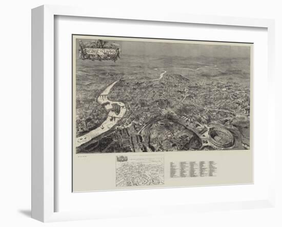 Rome in 1890-Henry Edward Tidmarsh-Framed Giclee Print