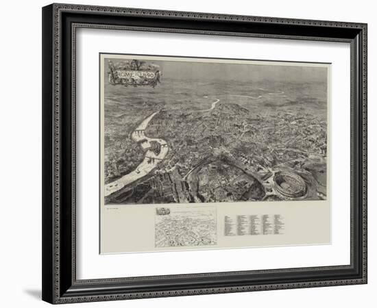 Rome in 1890-Henry Edward Tidmarsh-Framed Giclee Print