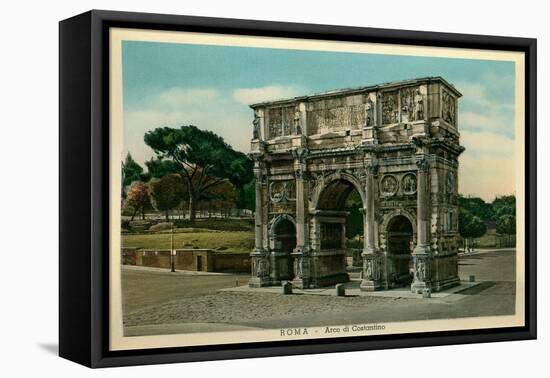 Rome, Italy, Arch of Constantine-null-Framed Stretched Canvas