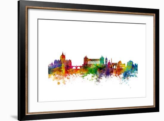 Rome Italy Skyline-Michael Tompsett-Framed Art Print