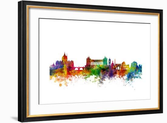 Rome Italy Skyline-Michael Tompsett-Framed Art Print