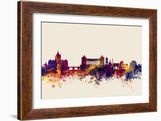 Rome Italy Skyline-Michael Tompsett-Framed Art Print