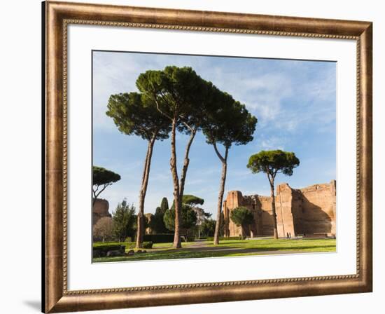 Rome, Italy. Terme di Caracalla, or Baths of Caracalla dating from the 3rd century AD.-null-Framed Photographic Print