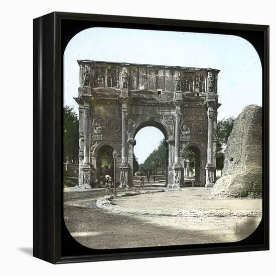 Rome (Italy), the Palatine, the Arch of Constantine, Circa 1895-Leon, Levy et Fils-Framed Premier Image Canvas