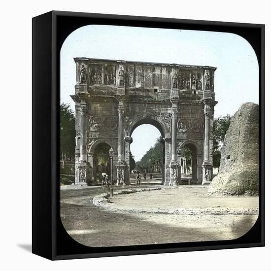 Rome (Italy), the Palatine, the Arch of Constantine, Circa 1895-Leon, Levy et Fils-Framed Premier Image Canvas