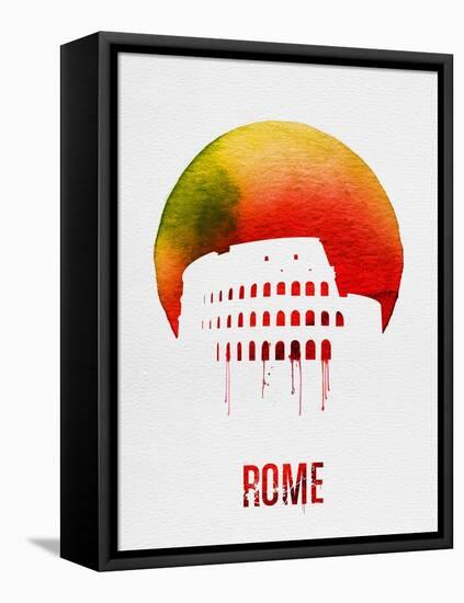Rome Landmark Red-null-Framed Stretched Canvas