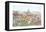 Rome, overview from the Borghese Gardens, 2013-Anthony Butera-Framed Premier Image Canvas