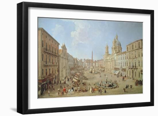 Rome, Piazza Navona-Gaspar van Wittel-Framed Giclee Print