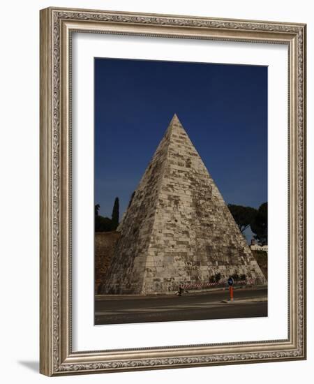 Rome, Pyramid of Cestius-null-Framed Photographic Print