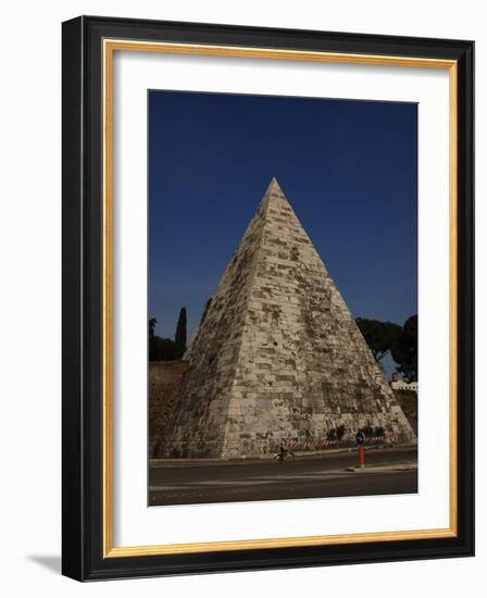 Rome, Pyramid of Cestius-null-Framed Photographic Print