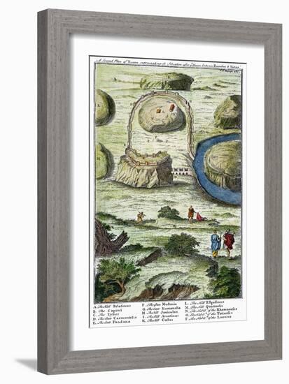 Rome: Seven Hills, 18Th C-null-Framed Giclee Print