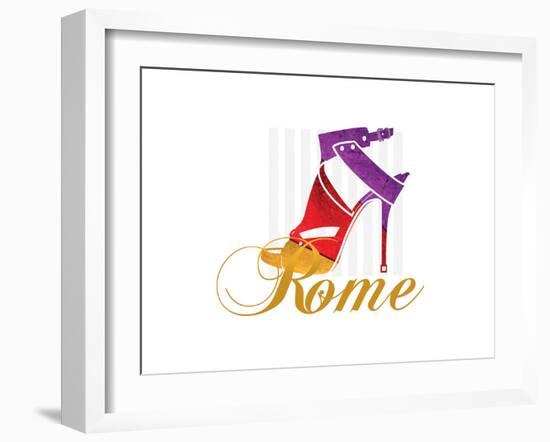 Rome Shoe-Elle Stewart-Framed Art Print