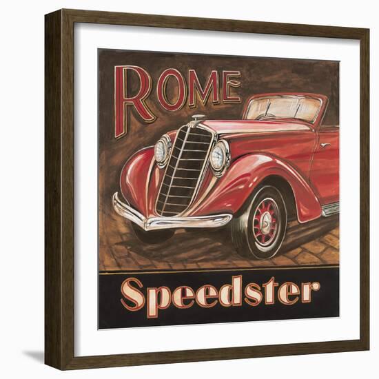 Rome Speedster-Gregory Gorham-Framed Art Print