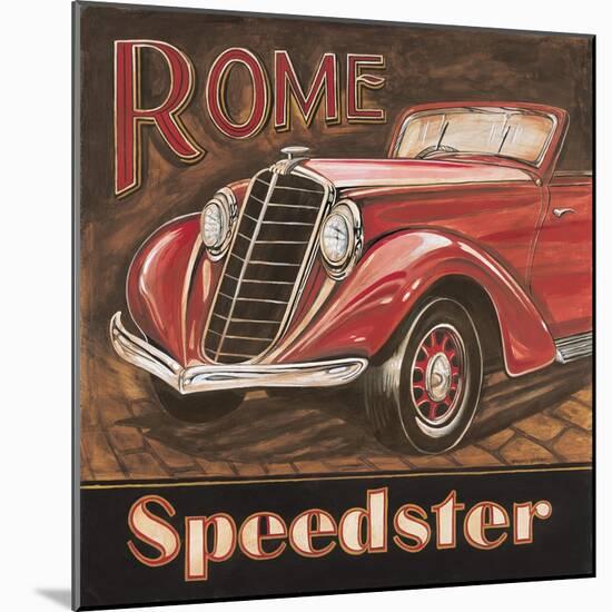 Rome Speedster-Gregory Gorham-Mounted Art Print