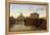 Rome, St Peter's and the Castel St. Angelo-David Roberts-Framed Premier Image Canvas