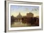 Rome, St Peter's and the Castel St. Angelo-David Roberts-Framed Giclee Print