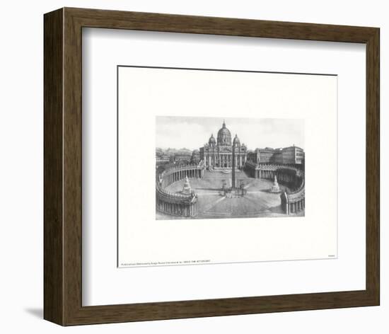 Rome - St. Peters Square-null-Framed Art Print