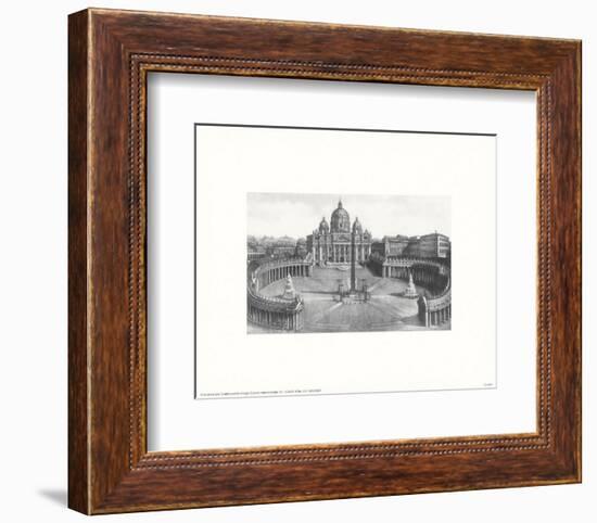 Rome - St. Peters Square-null-Framed Art Print