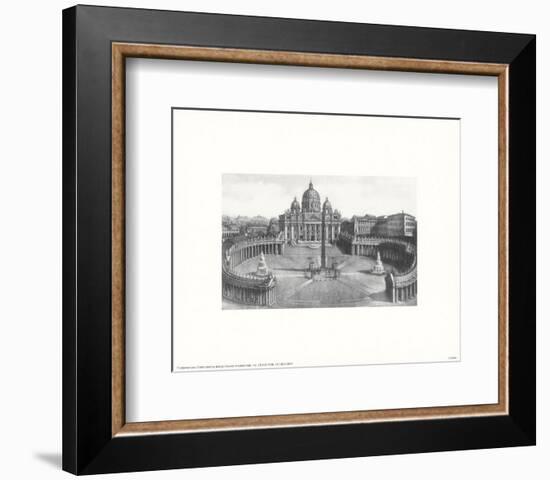 Rome - St. Peters Square-null-Framed Art Print