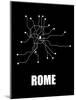Rome Subway Map III-null-Mounted Art Print
