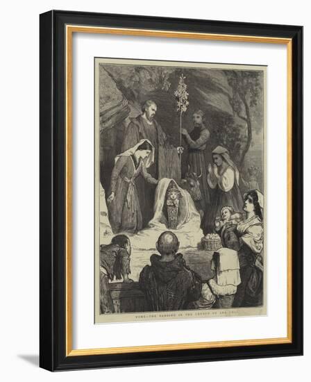 Rome, the Bambino in the Church of Ara Coeli-William III Bromley-Framed Giclee Print