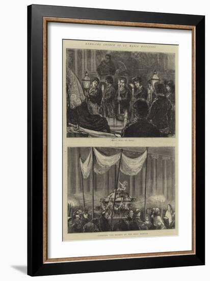 Rome, the Church of St Maria Maggiore-Francis S. Walker-Framed Giclee Print