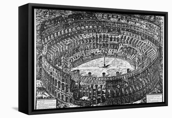 Rome, the Colosseum, C.1774-78-Giovanni Battista Piranesi-Framed Premier Image Canvas