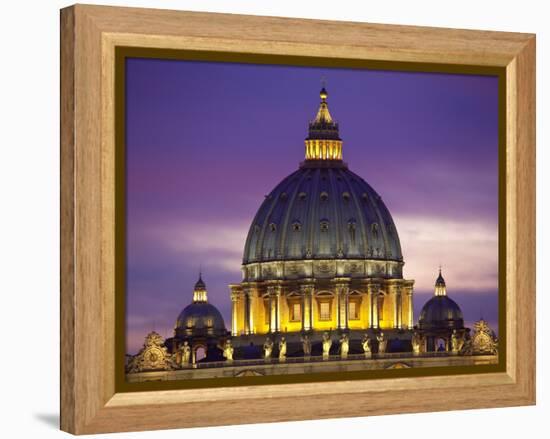 Rome, Vatican City listed as World Heritage by UNESCO,-Sylvain Sonnet-Framed Premier Image Canvas