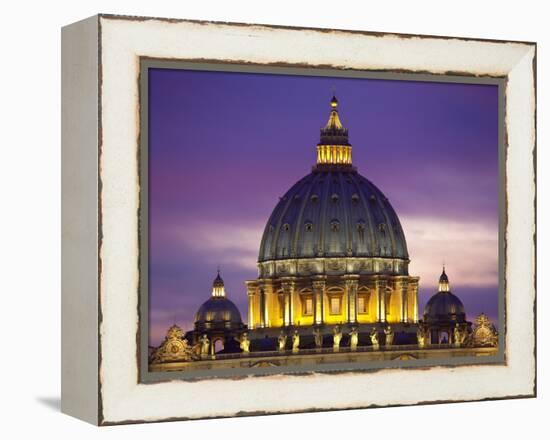 Rome, Vatican City listed as World Heritage by UNESCO,-Sylvain Sonnet-Framed Premier Image Canvas