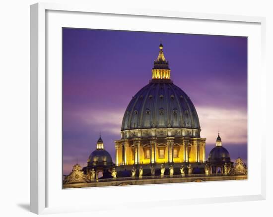 Rome, Vatican City listed as World Heritage by UNESCO,-Sylvain Sonnet-Framed Photographic Print