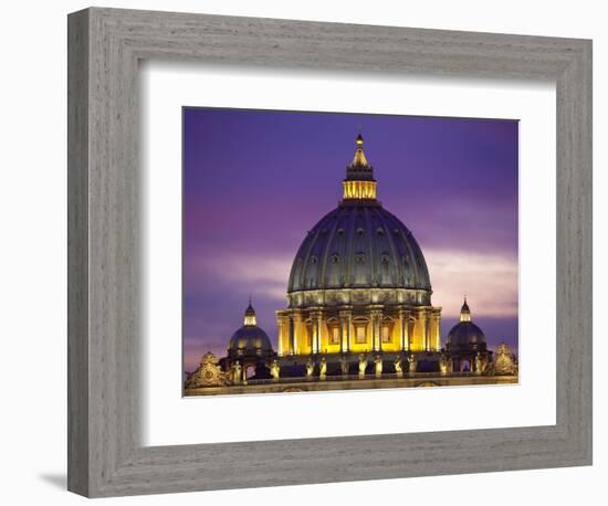 Rome, Vatican City listed as World Heritage by UNESCO,-Sylvain Sonnet-Framed Photographic Print