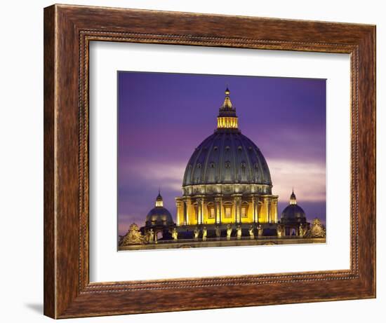 Rome, Vatican City listed as World Heritage by UNESCO,-Sylvain Sonnet-Framed Photographic Print