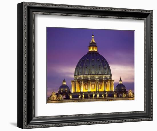 Rome, Vatican City listed as World Heritage by UNESCO,-Sylvain Sonnet-Framed Photographic Print