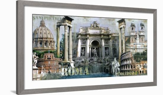 Rome-John Clarke-Framed Art Print