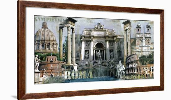 Rome-John Clarke-Framed Art Print