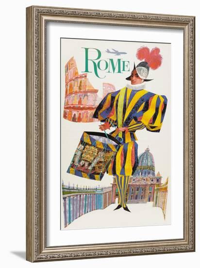 Rome-David Klein-Framed Art Print