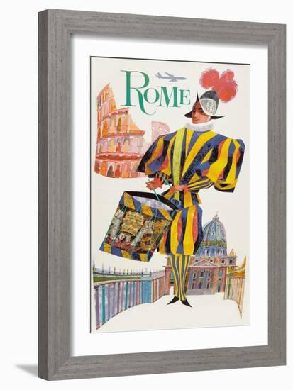 Rome-David Klein-Framed Art Print