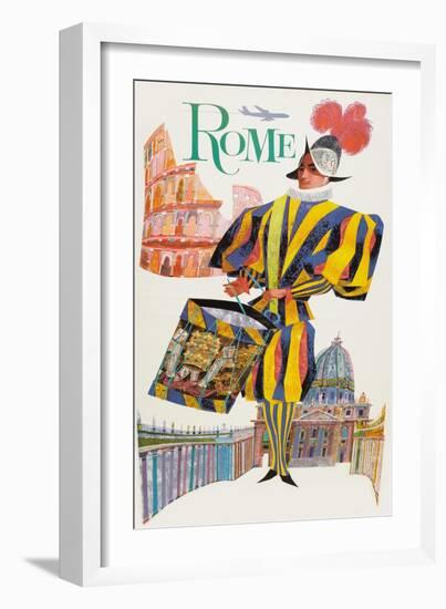 Rome-David Klein-Framed Art Print