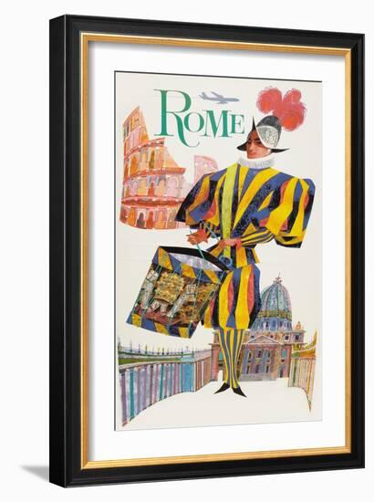 Rome-David Klein-Framed Art Print