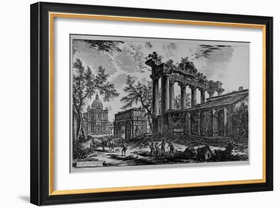 Rome-Giovanni Battista Piranesi-Framed Giclee Print